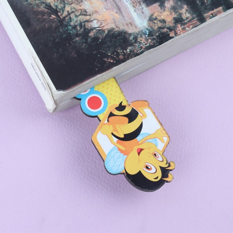 نشانگر کتاب چوبی رویال طرح زنبور