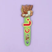 نشانگر کتاب چوبی رویال طرح نان