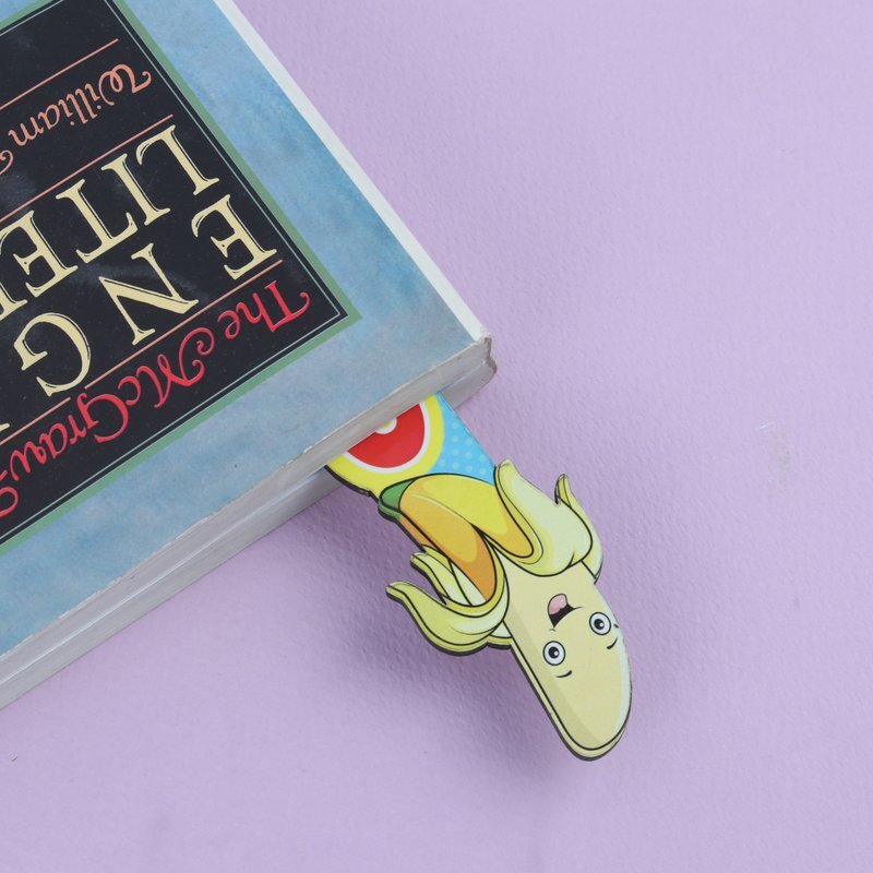 نشانگر کتاب چوبی رویال طرح موز