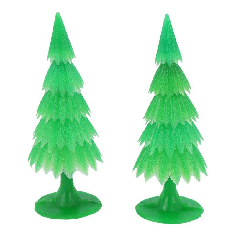 ماکت پلاستیکی درخت کاج الف بسته 2 عددی