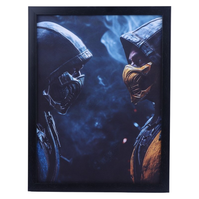 تابلو شاسی طرح Mortal Kombat سایز 33*43 سانتی متر کد 3