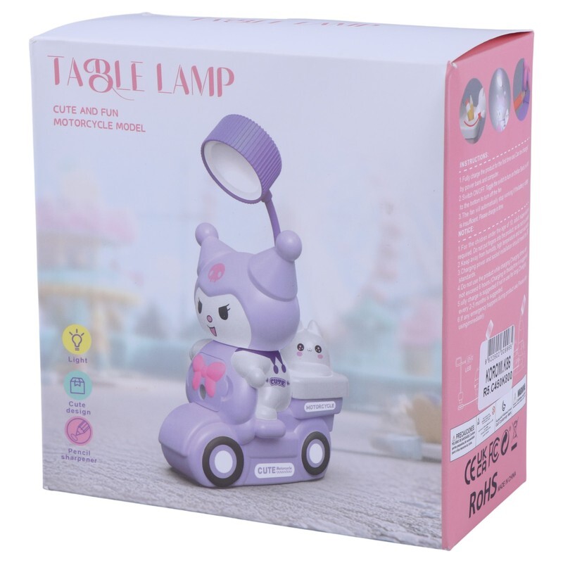 چراغ مطالعه فانتزی طرح کرومی موتور سوار XJD-86