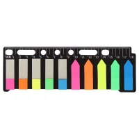 کاغذ یادداشت چسب دار طرح فلش و مستطیل Jinxln P15-5 4.3*1.3cm بسته 10 عددی