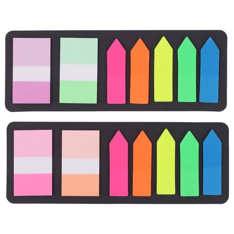 کاغذ یادداشت چسب دار طرح فلش و دیوایدر Jinxln P15-2 4.5*1.2cm بسته 7 عددی