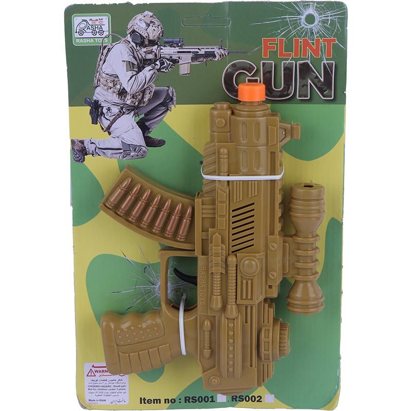 تفنگ مسلسل جرقه ای اسباب بازی راشا RS002