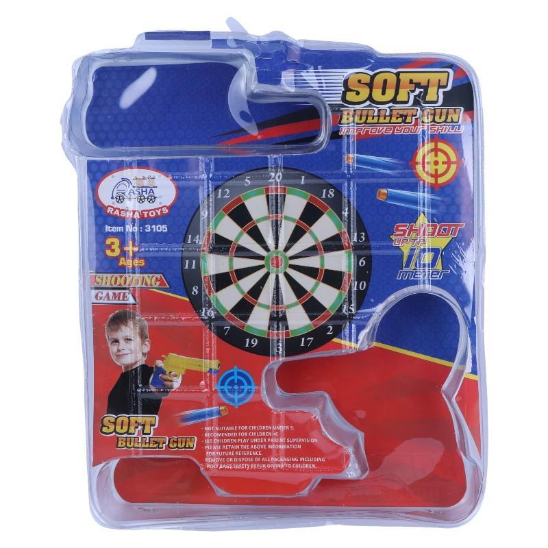 تفنگ هفت تیر اسباب بازی وکیومی راشا 3105