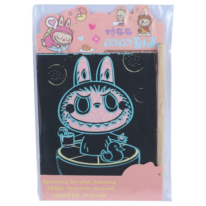 اسکرچ لبوبو سایز 10.3*8.1 سانتی متر