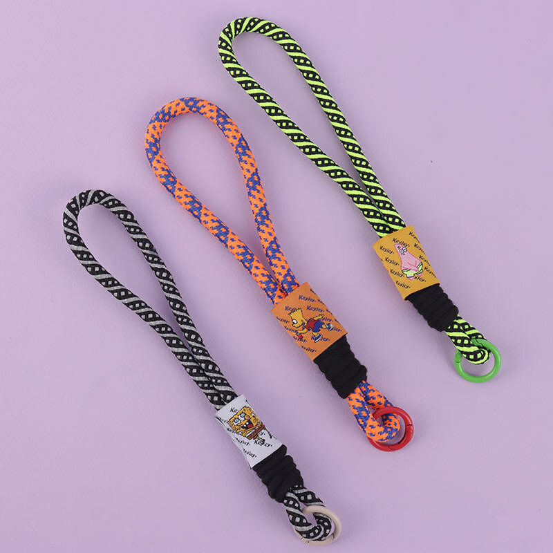 بند آویز مچی کوتاه موبایل لنیارد کنفی قلاب دار