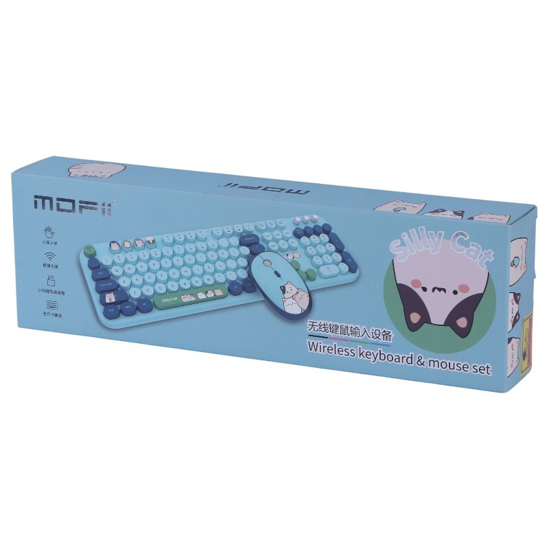 کیبورد و موس بی سیم مافی Silly Cat