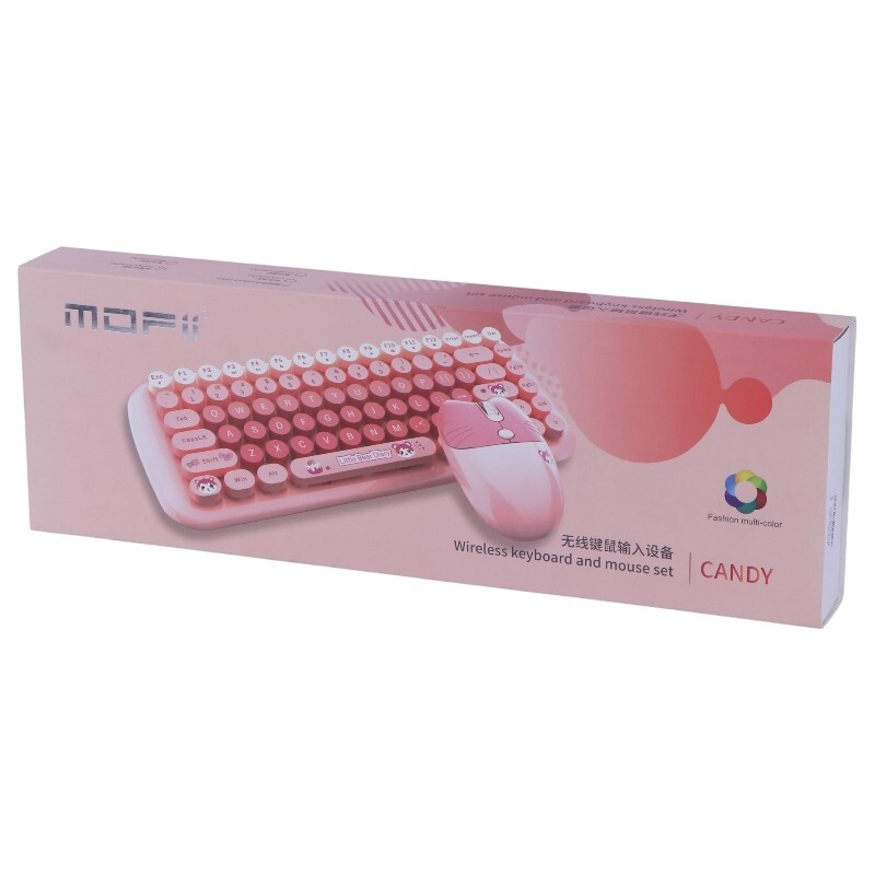 کیبورد و موس بی سیم مافی Candy Mixed Little Bear Diary