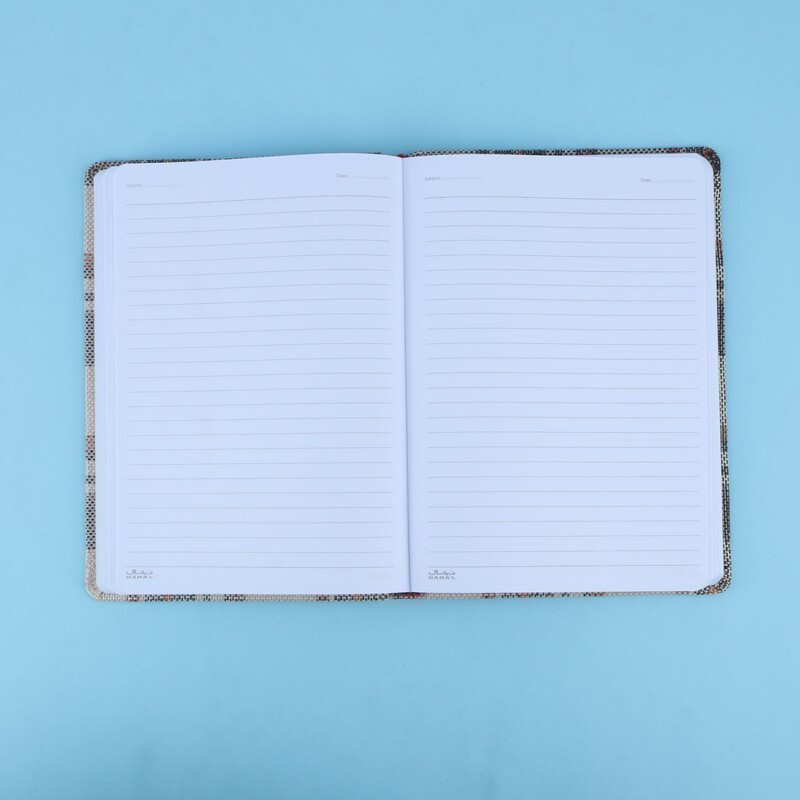 دفتر 200 برگ پارچه ای نهال آلما کد 7205