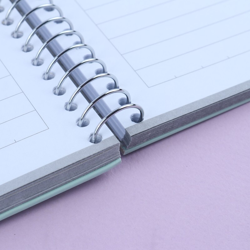 دفتر سیمی 100 برگ رحلی نهال آلما کد 1171