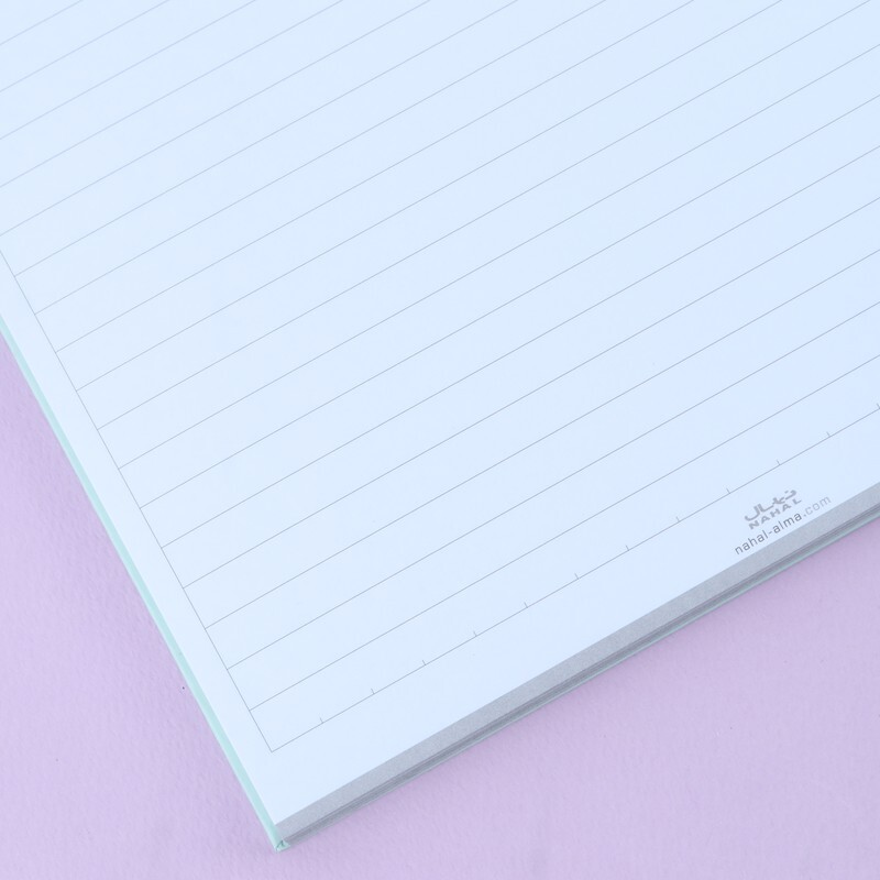 دفتر سیمی 100 برگ رحلی نهال آلما کد 1171