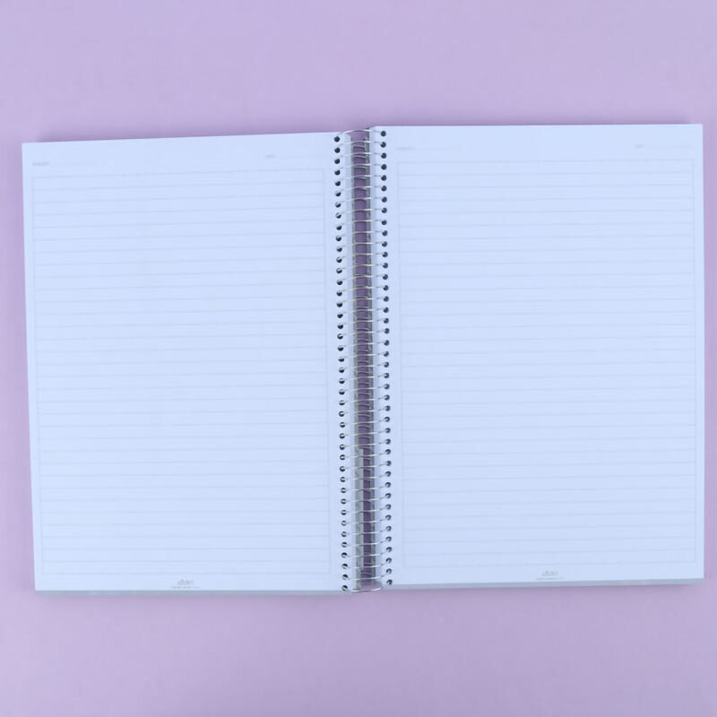 دفتر سیمی 200 برگ رحلی نهال آلما کد 1271