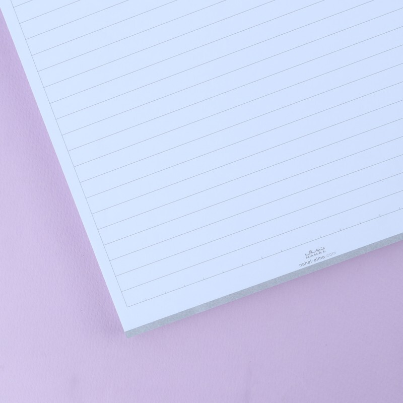 دفتر سیمی 200 برگ رحلی نهال آلما کد 1271