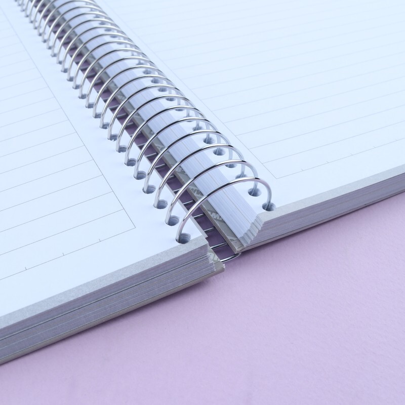 دفتر سیمی 200 برگ رحلی نهال آلما کد 1271