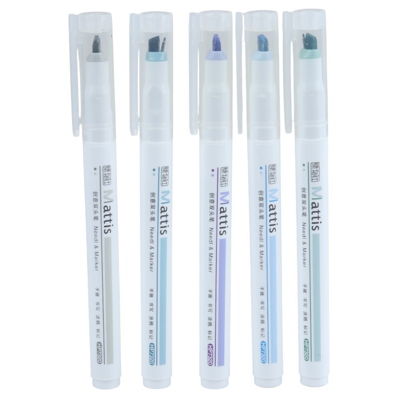 ماژیک هایلایتر دو لاین Mattis HP7320C بسته 5 عددی