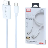 کابل تبدیل Type-C به HDMI ارلدام ET-W32 طول 2 متر