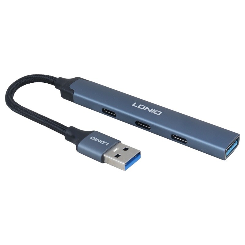 هاب 4 پورت USB 3.0 الدینیو DS-74U