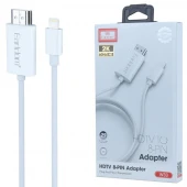 کابل تبدیل Lightning به HDMI ارلدام ET-W33 طول 2 متر