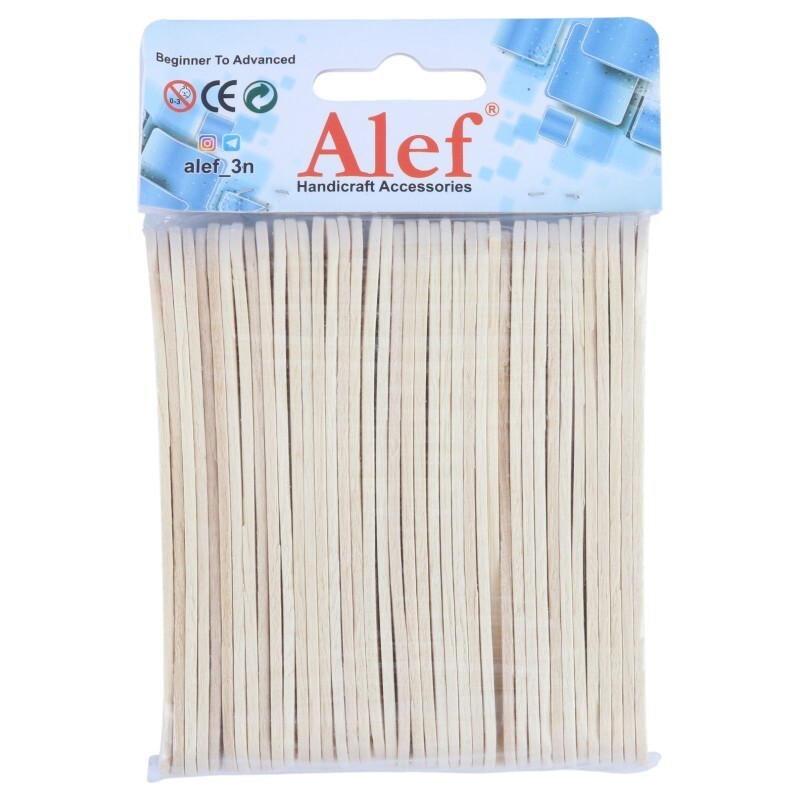 چوب بستنی پروانه ای الف بسته 40 عددی