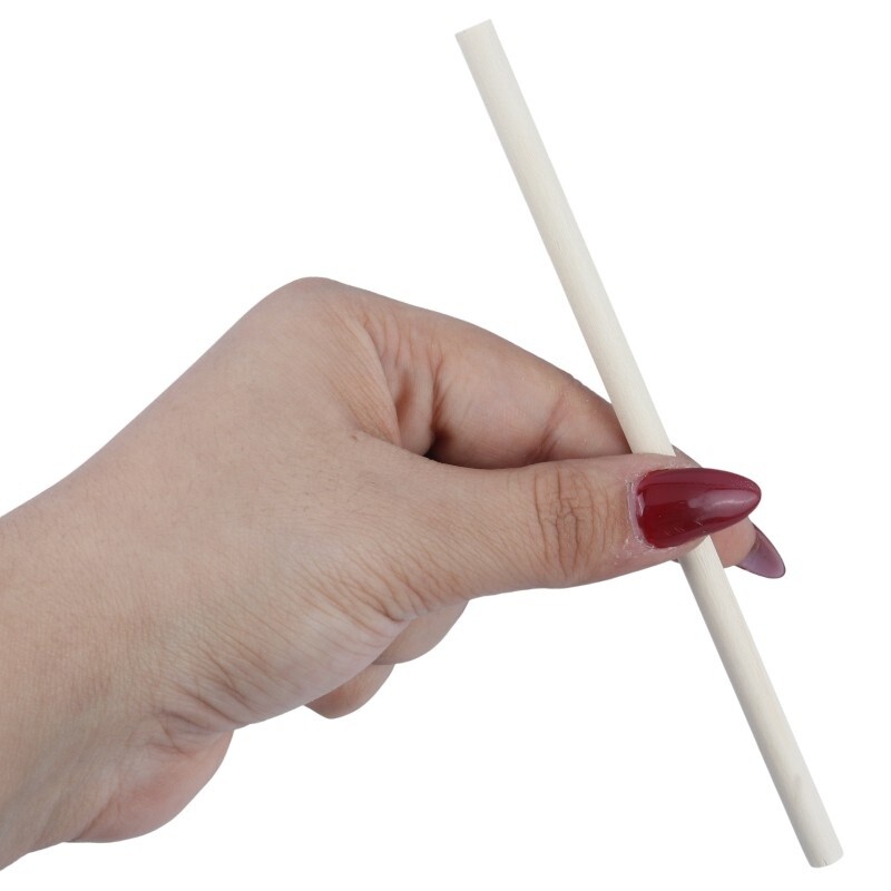 میله چوبی گرد Alef قطر 6 میلی متر بسته 14 عددی