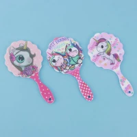 آینه دستی طرح اسب تک شاخ