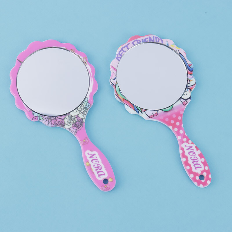 آینه دستی طرح اسب تک شاخ