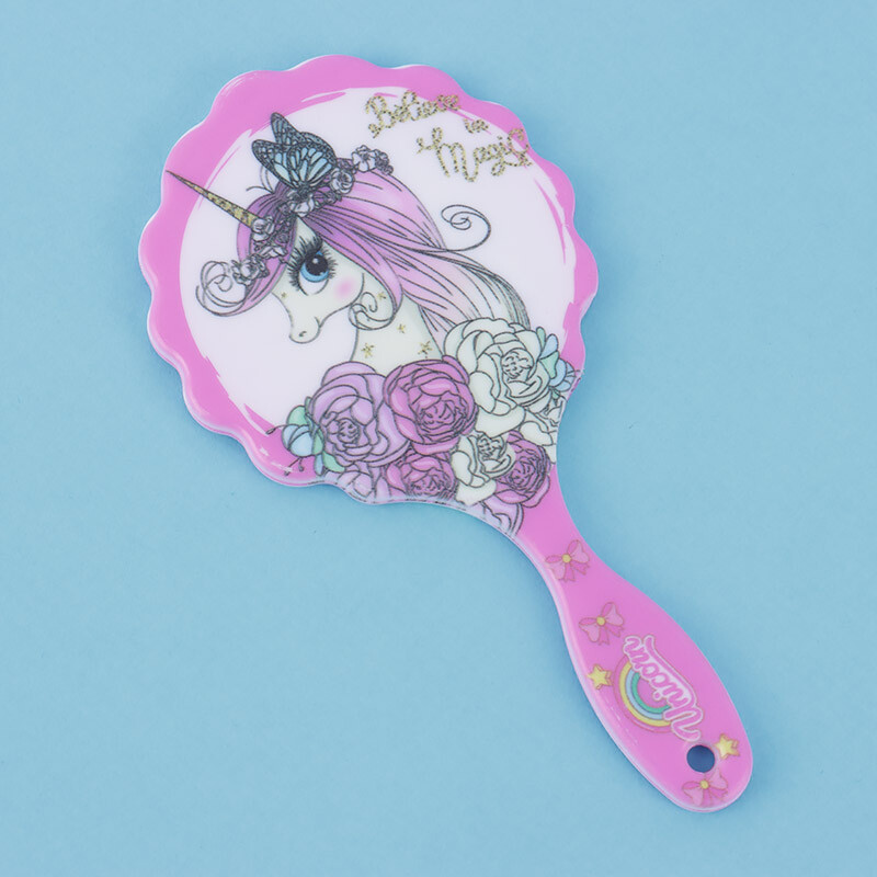 آینه دستی طرح اسب تک شاخ