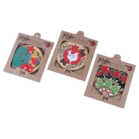 زیر لیوانی چوبی یلدایی طرح درخت رویال