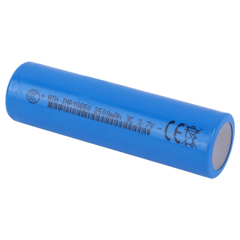 باتری لیتیومی شارژی ATH 18650 2500mAh بسته 50 عددی