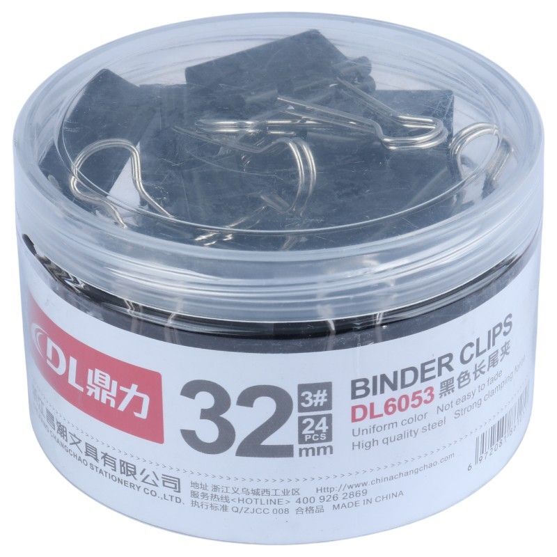 گیره دوبل DL DL6053 32mm بسته 24 عددی