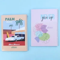 دفتر سیمی 100 برگ رحلی نهال آلما کد 1172