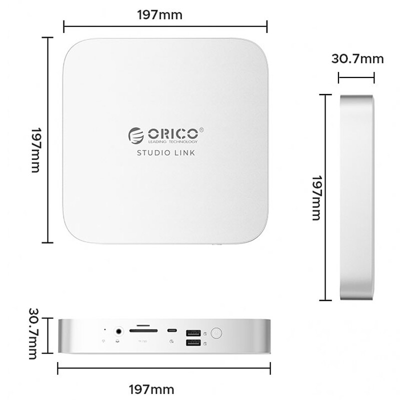 هاب 11 پورت Type-C اوریکو MCHD