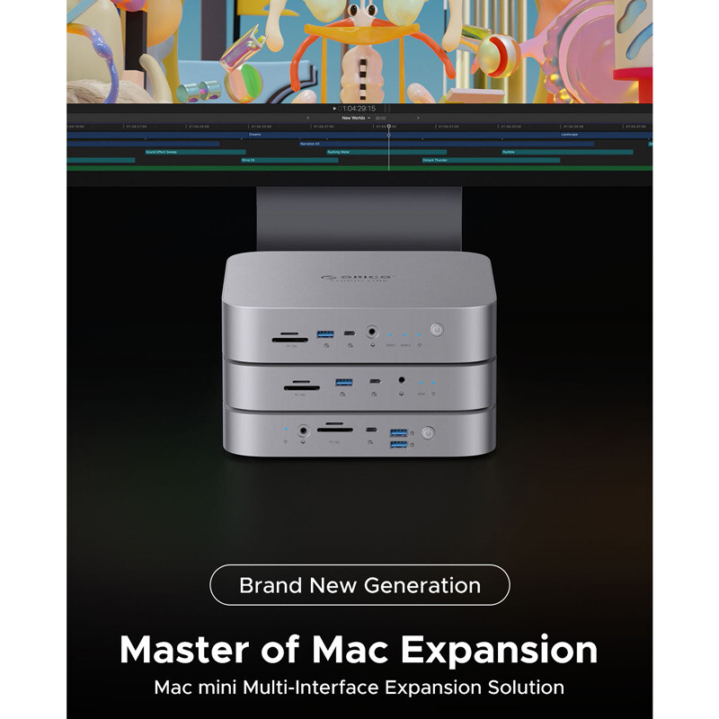 هاب 11 پورت Type-C اوریکو MCHD