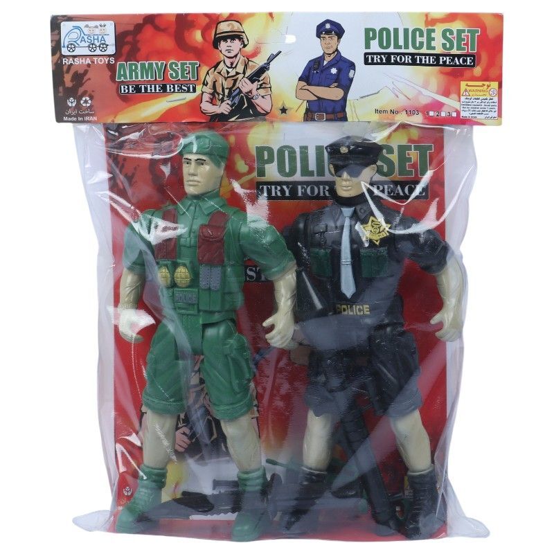 اسباب بازی کماندو راشا کد 1103 بسته 2 عددی