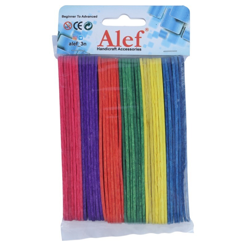 چوب بستنی رنگی الف بسته 40 عددی