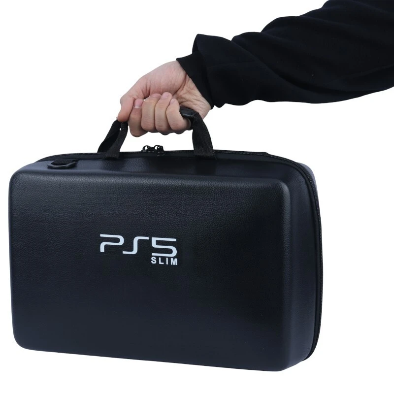 کیف کنسول بازی PS5 Slim چرمی مشکی