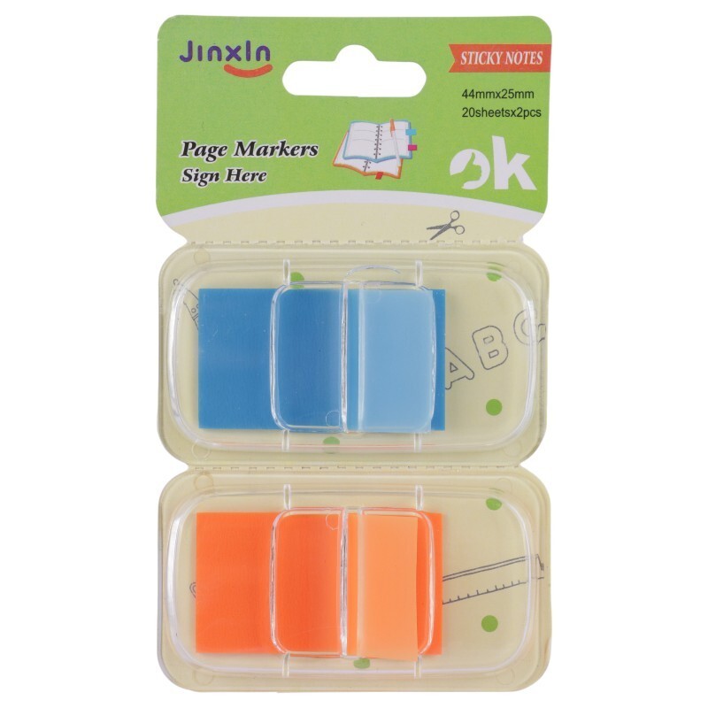 کاغذ یادداشت چسب دار طرح دیوایدر Jinxln P60-1 4.4*2.5cm بسته 2 عددی