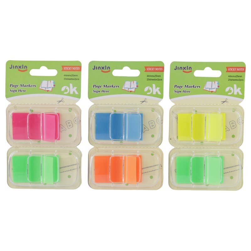 کاغذ یادداشت چسب دار طرح دیوایدر Jinxln P60-1 4.4*2.5cm بسته 2 عددی