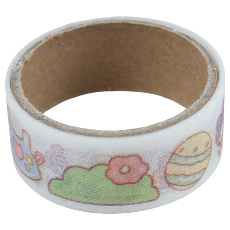 چسب واشی 1.5 سانتی متر طرح فانتزی بسته 10 تایی