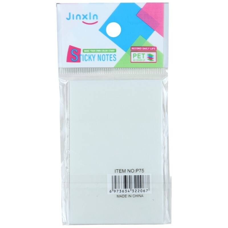 کاغذ یادداشت چسب دار Jinxin p75 7.6*5.1cm بسته 50 برگی