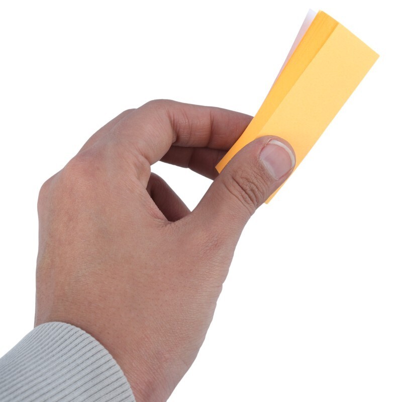 کاغذ یادداشت چسب دار طرح 3 تکه رنگی Xing Li S1-3 7.6*7.6cm بسته 100 برگی