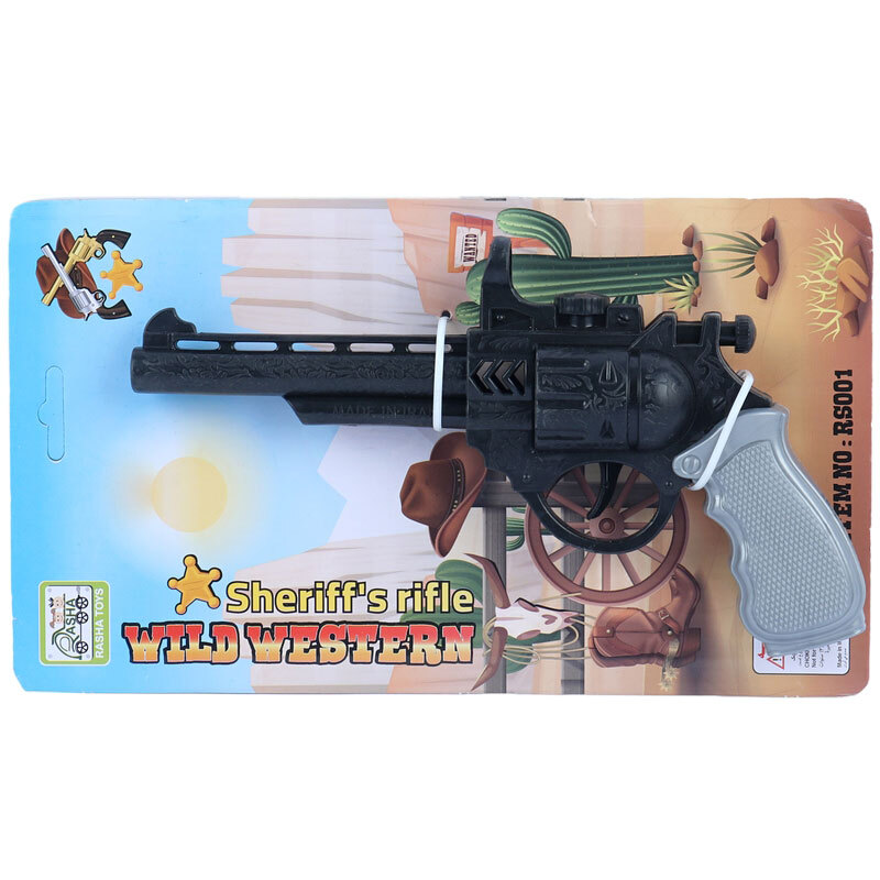 تفنگ هفت تیر اسباب بازی راشا RS001