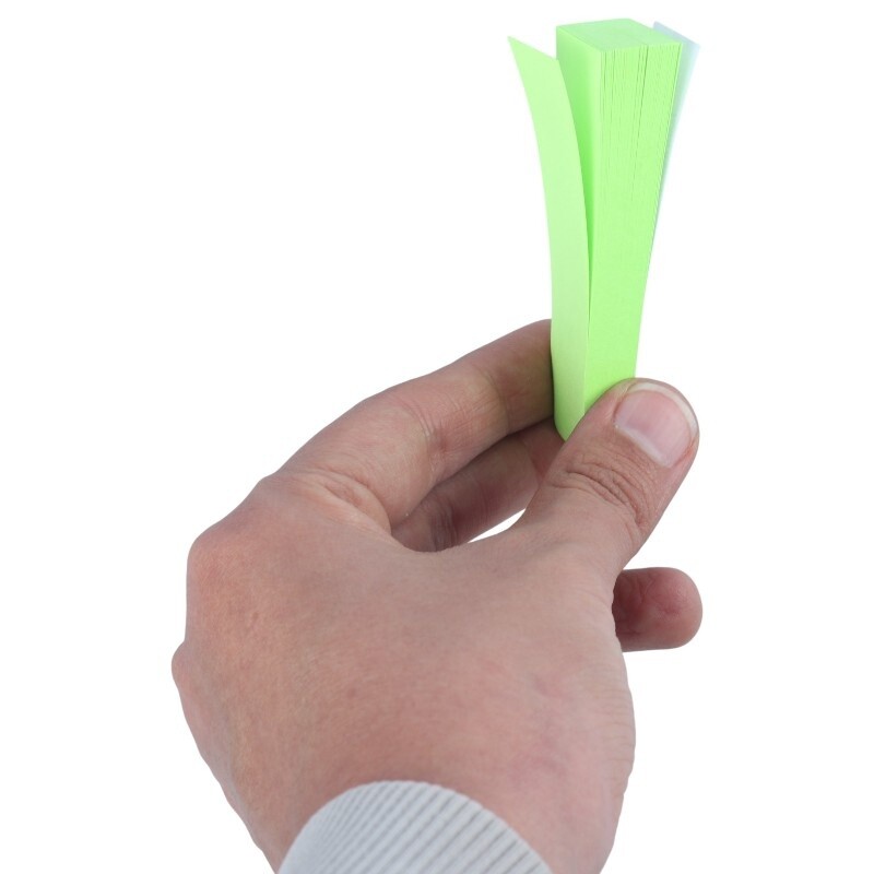 کاغذ یادداشت چسب دار طرح 4 تکه رنگی Xing Li S1-3 76*76mm بسته 100 برگی