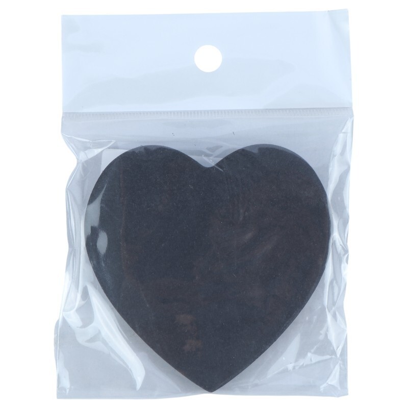 کاغذ یادداشت چسب دار 100 برگ طرح قلب مشکی سایز 7*7 سانتی متر