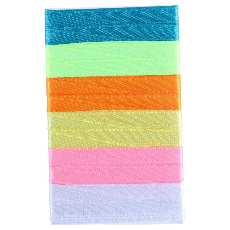 روبان ساتن 0.8 سانتی متر Alef بسته 6 عددی