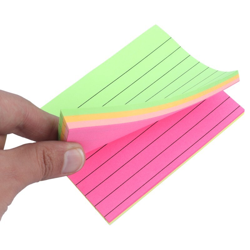 کاغذ یادداشت چسب دار رنگی Xing Li G-4 7.6*10.1cm بسته 100 برگی