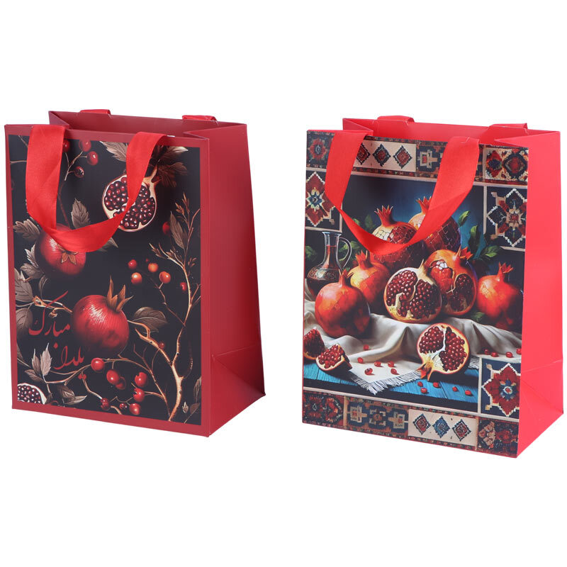 ساک دستی مقوایی طرح یلدا کد 2