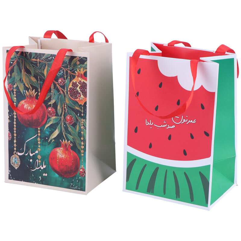 ساک دستی مقوایی طرح یلدا کد 1